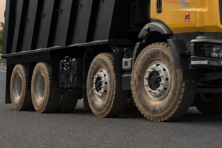 Mahindra Blazo i TRK 35 Tipper Wheels View