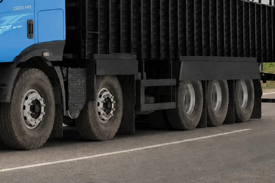 Mahindra Blazo i TRK 48 Wheels View