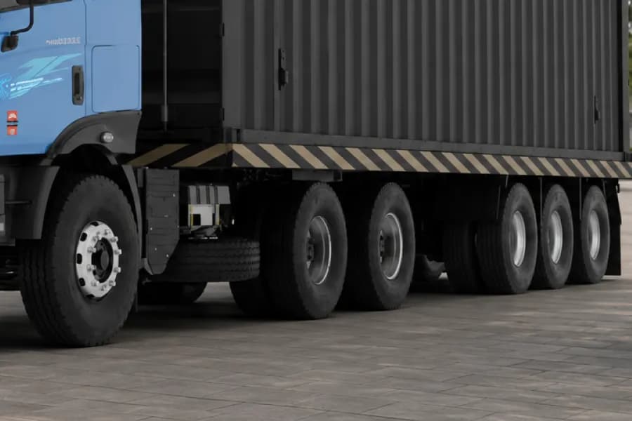 Mahindra Blazo i TRK 55 6X4 Wheels View