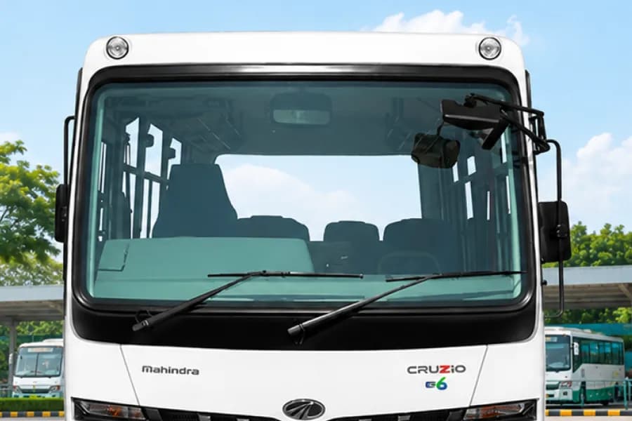 Mahindra Cruzio Staff Windshield View