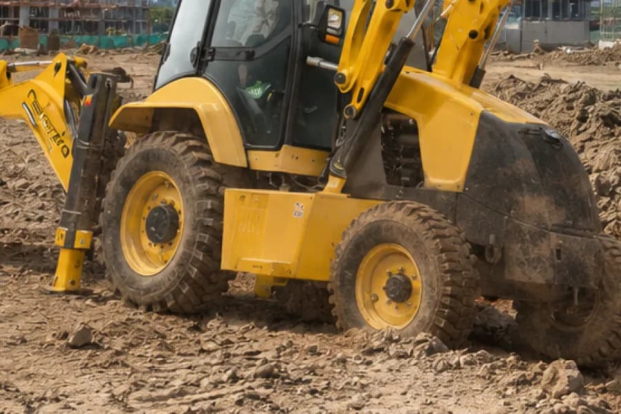 Mahindra EarthMaster VX Wheels View