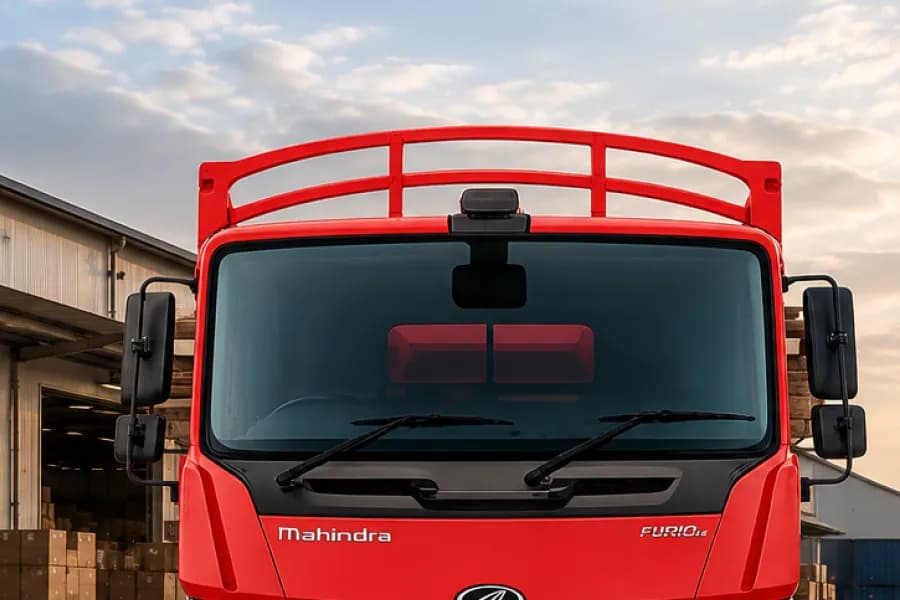 Mahindra Furio 14 Windshield View