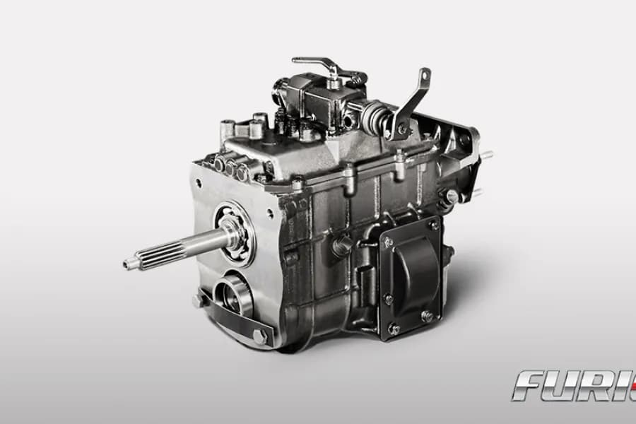 Mahindra Furio 7 Tipper Engine View