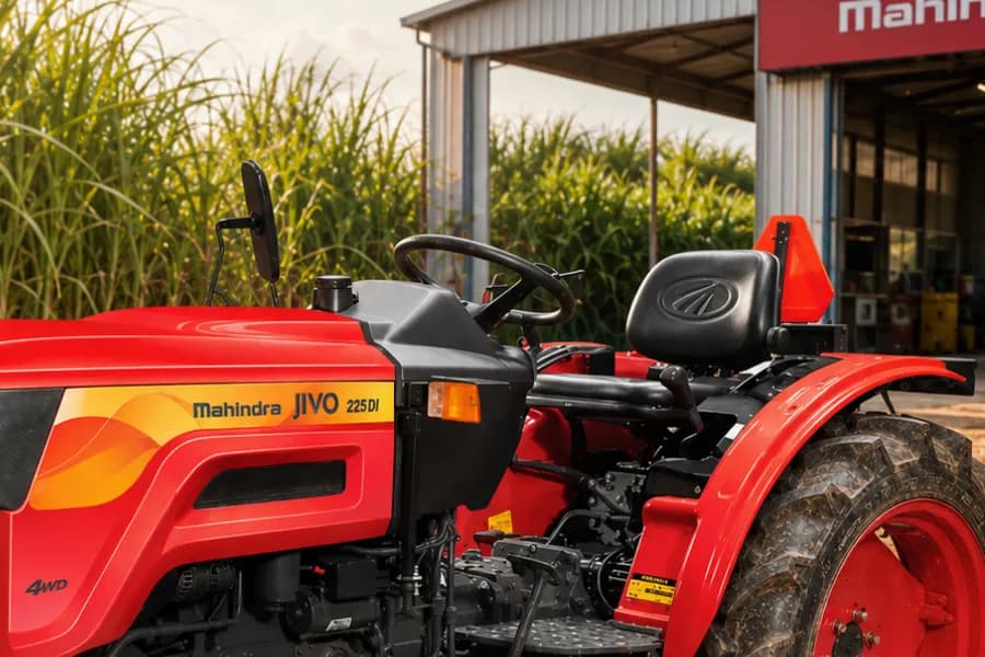 Mahindra Jivo 225 DI Driver Seat View