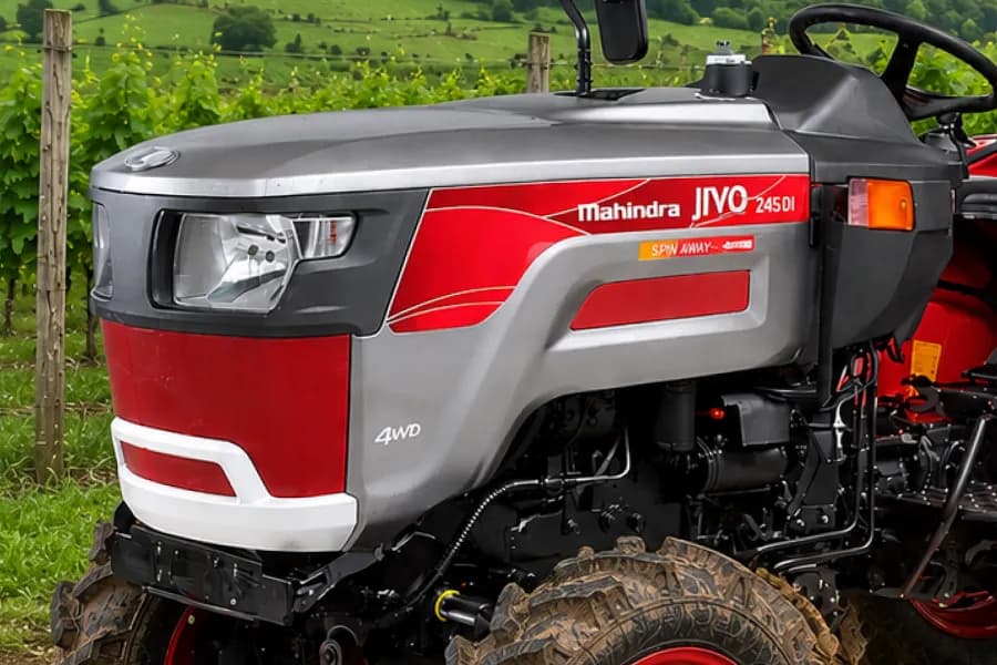 Mahindra Jivo 245 Vineyard Headlight View