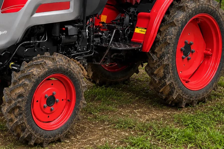 Mahindra Jivo 245 Vineyard Wheels View