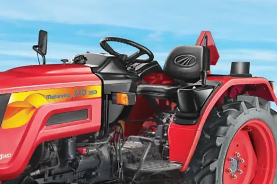 Mahindra Jivo 305 DI Driver Seat View