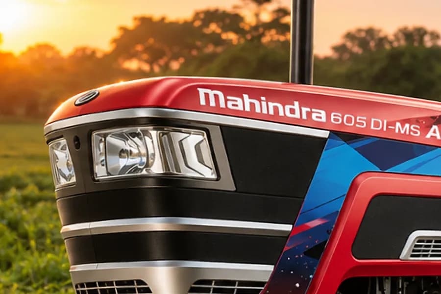 Mahindra Novo 605 DI PS V1 Headlight View
