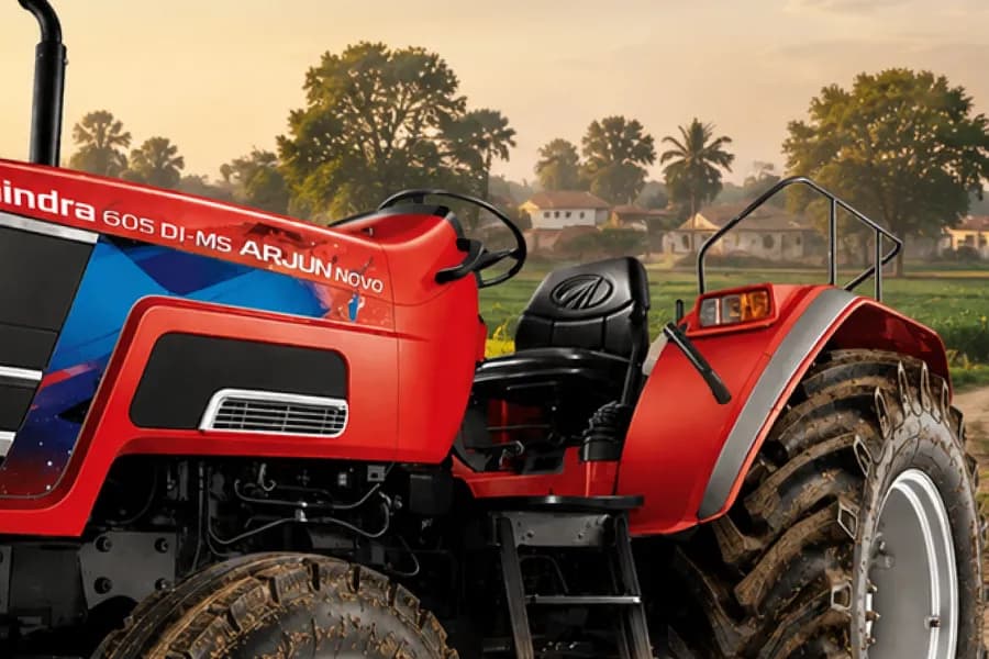 Mahindra Novo 605 DI V1 Driver Seat View