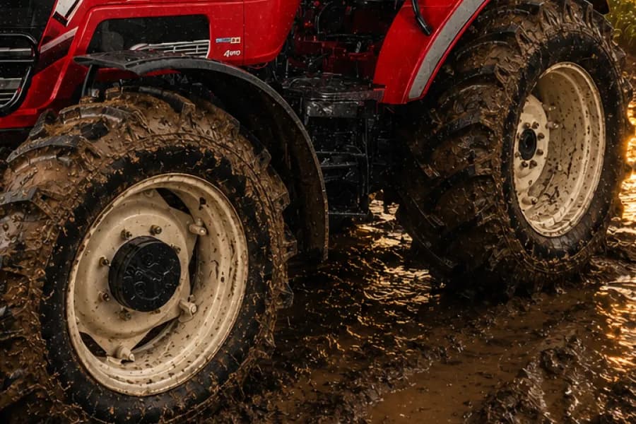 Mahindra Novo 755 DI PP V1 Tyre View