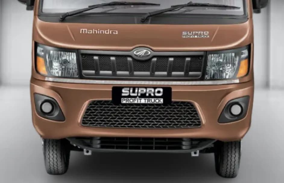 Mahindra Supro Maxi Grille and Bumper View