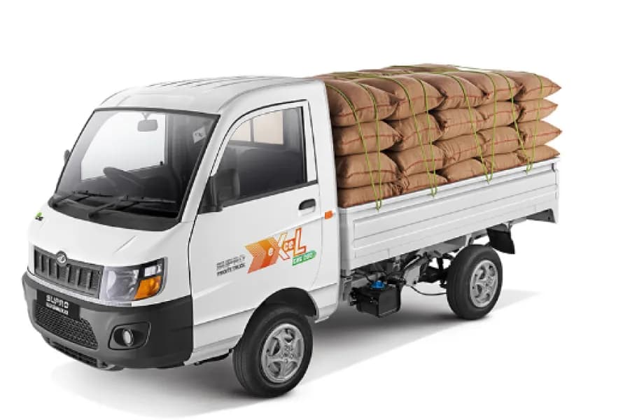 Mahindra Supro Profit Truck Excel CNG Duo White  color