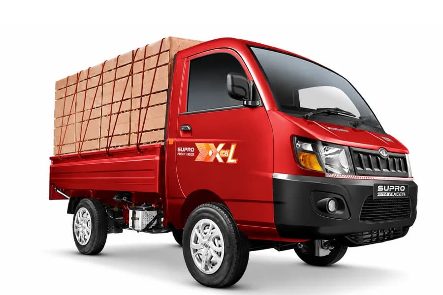 Mahindra Supro Profit Truck Excel Diesel Red color