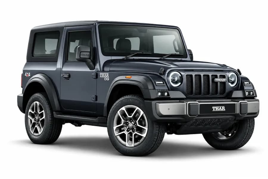 Mahindra Thar OG Artemis Silver color