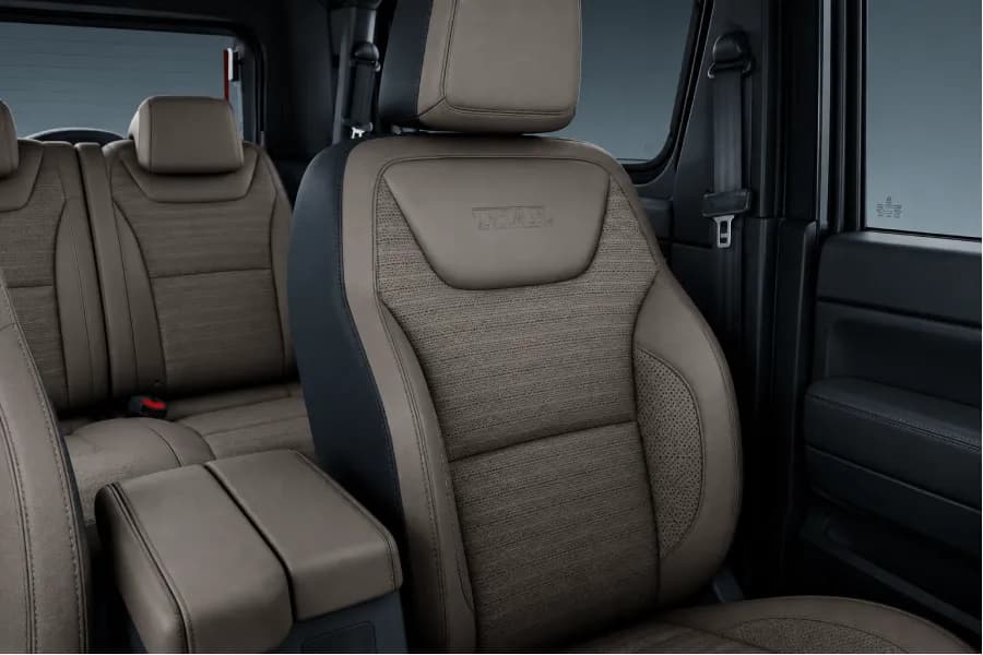 Mahindra Thar OG Leather Seat View