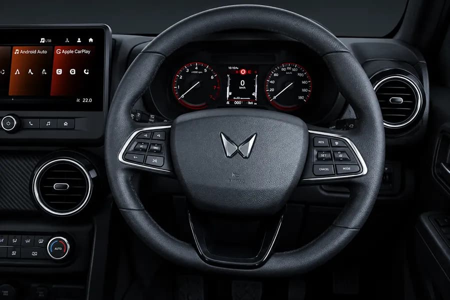 Mahindra Thar OG Steering Wheel View