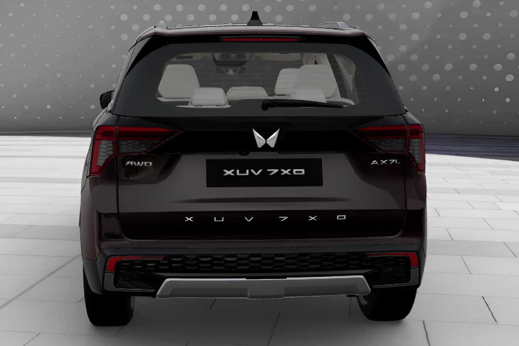 Mahindra XUV 7XO Rear View