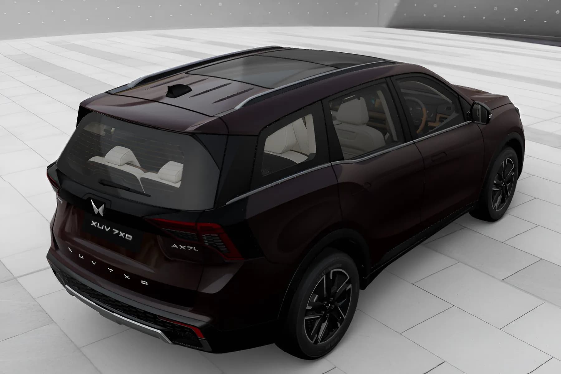 Mahindra XUV 7XO Panoramic Sunroof View