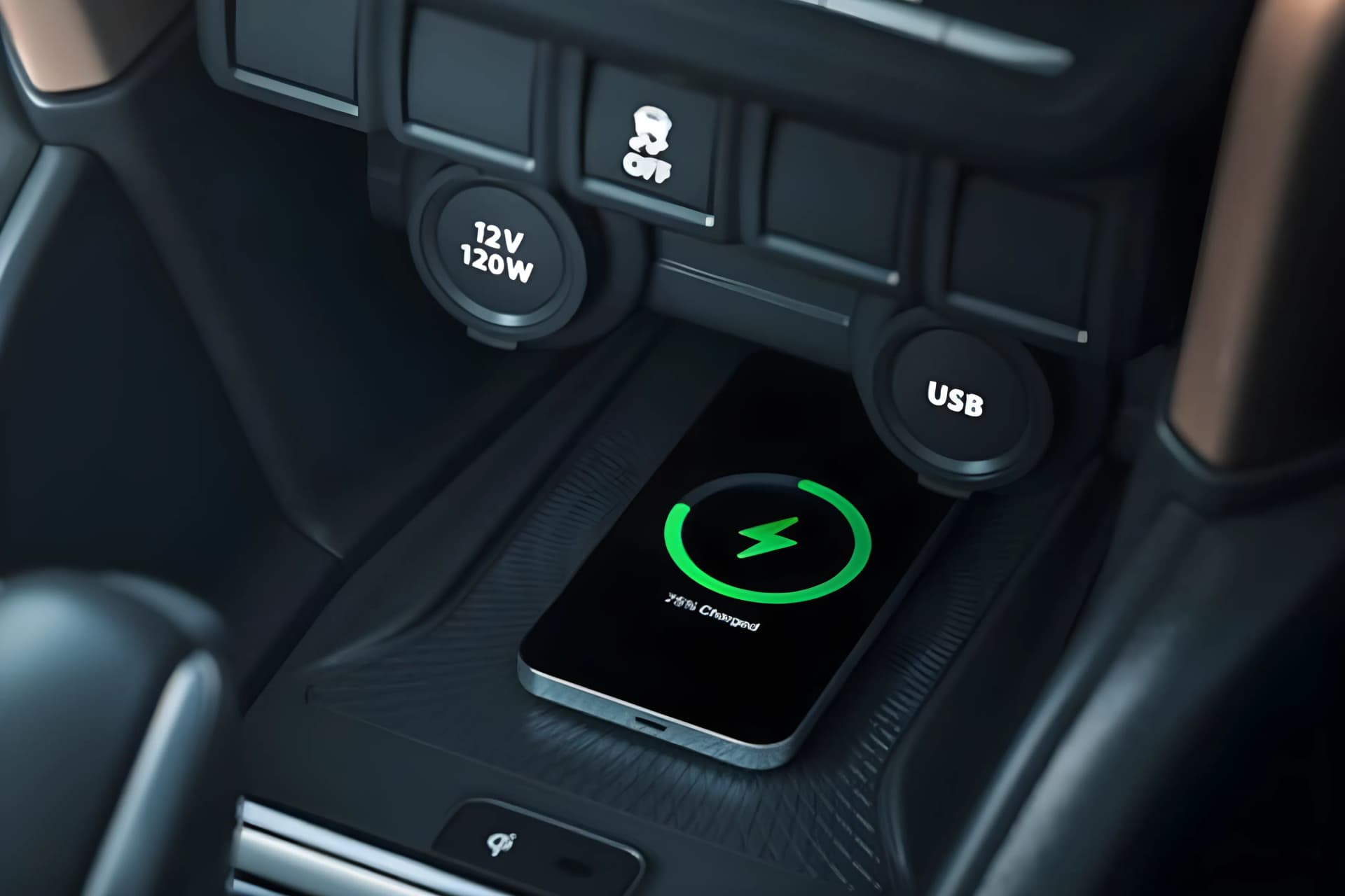 Maruti Suzuki Grand Vitara Hybrid Wireless Charger View