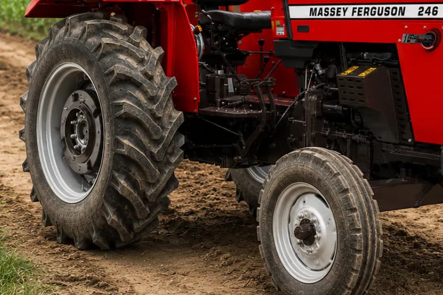 Massey Ferguson 246 Dynatrack Wheels View