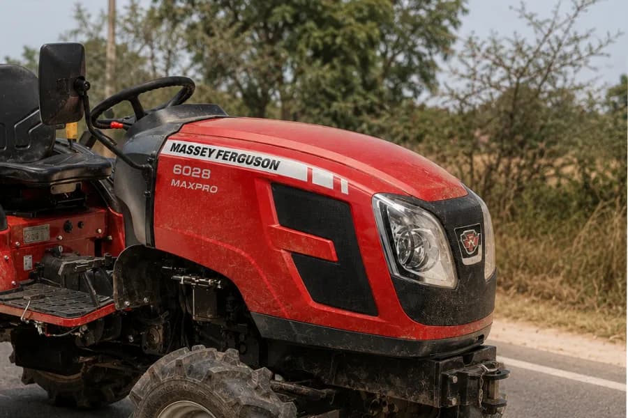 Massey Ferguson 6028 Max Pro Headlights View