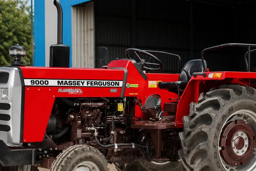 Massey Ferguson 9000 Driver Seat View