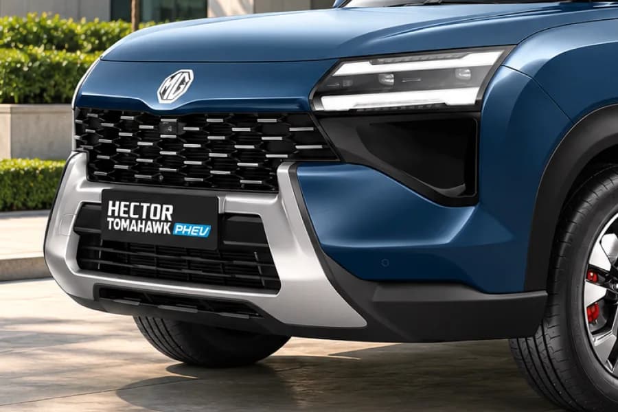 MG Hector Tomahawk Hybrid Headlight View