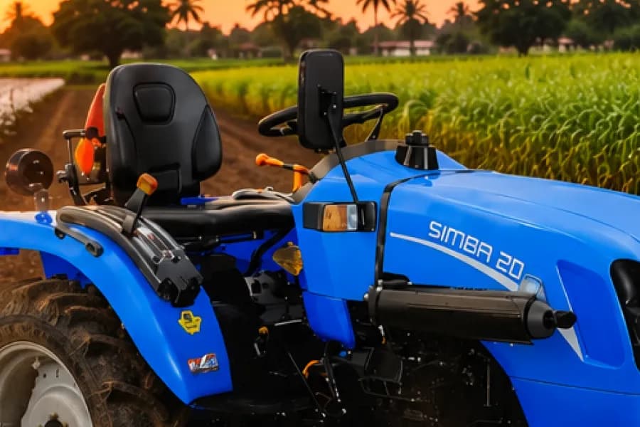 New Holland Blue Series Simba 20 Driver Seat View