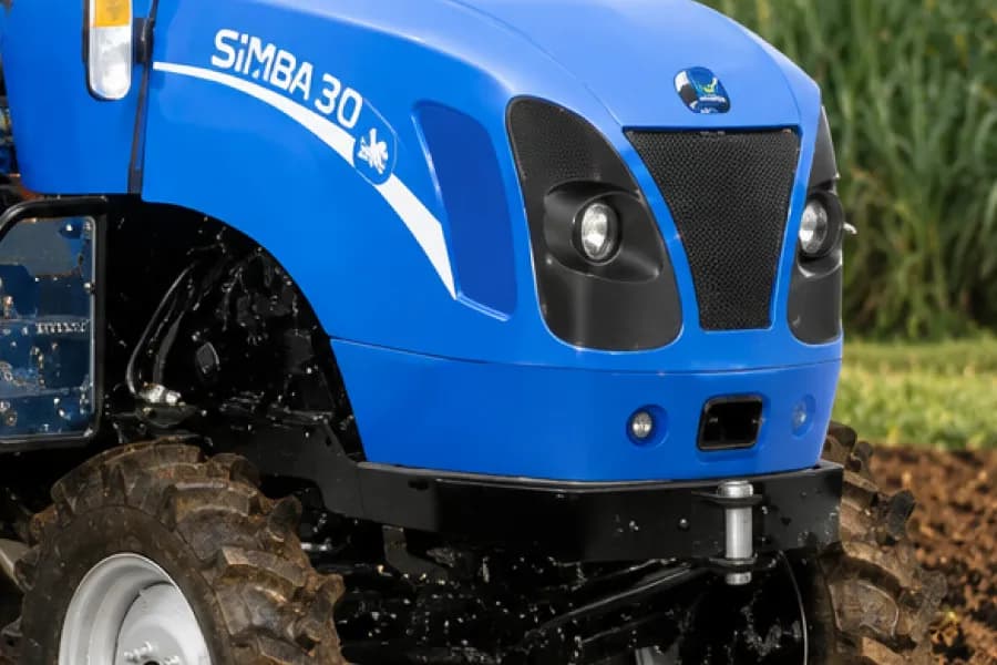 New Holland Blue Series Simba 30 Headlight View