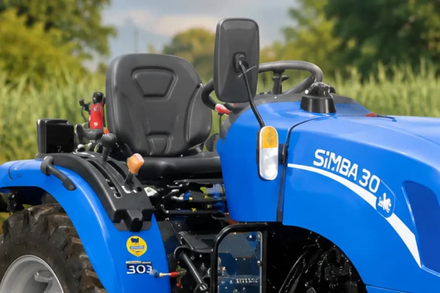 New Holland Blue Series Simba 30 Driver Seat View