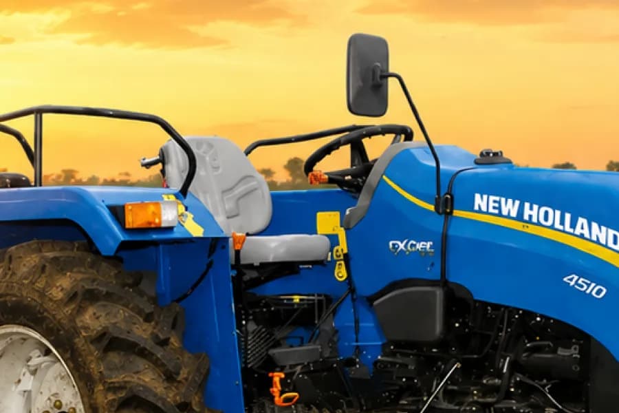 New Holland Excel 4510 Driver Door View