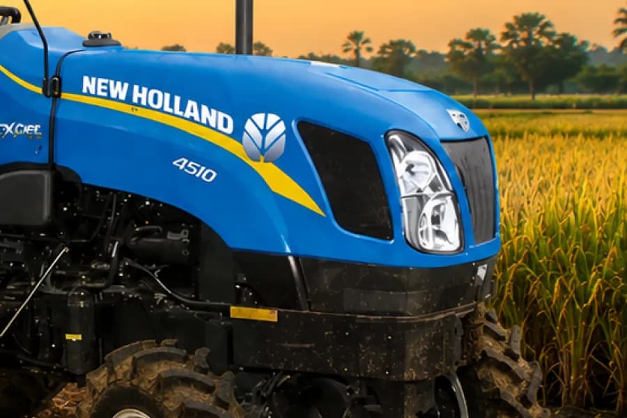 New Holland Excel 4510 Headlight View