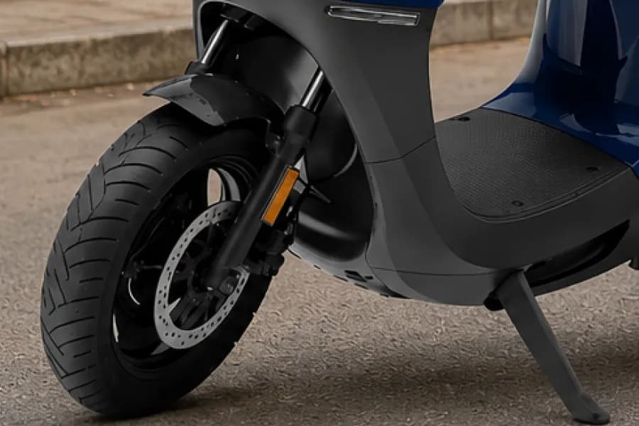 Ola S1 X Plus Front Tyre View