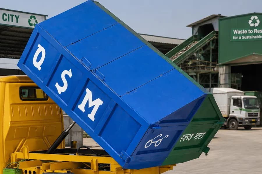 OSM Rage Plus Garbage Tipper Garbage Storage View