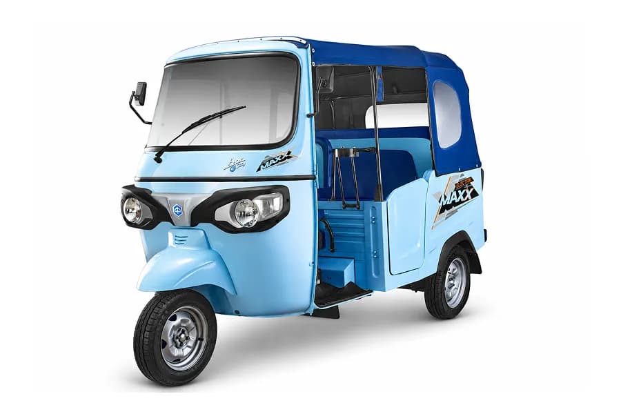Piaggio Ape E City Maxx Sky Blue color