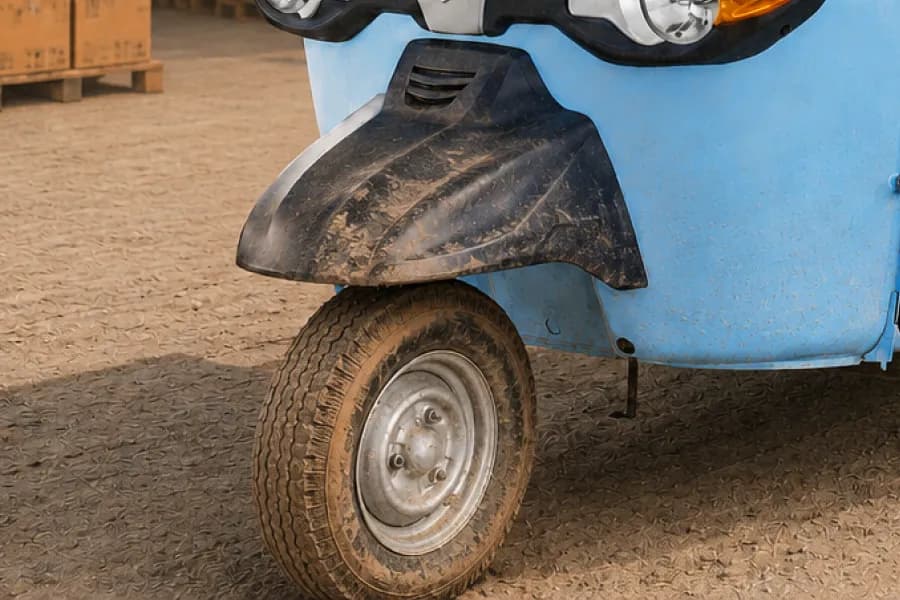 Piaggio Ape E Xtra FX Max Front Tyre View
