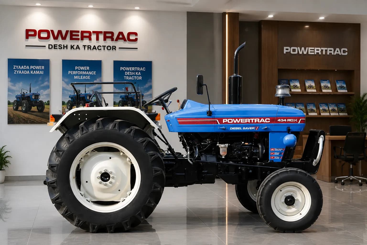 Powertrac 434 RDX Right Side View