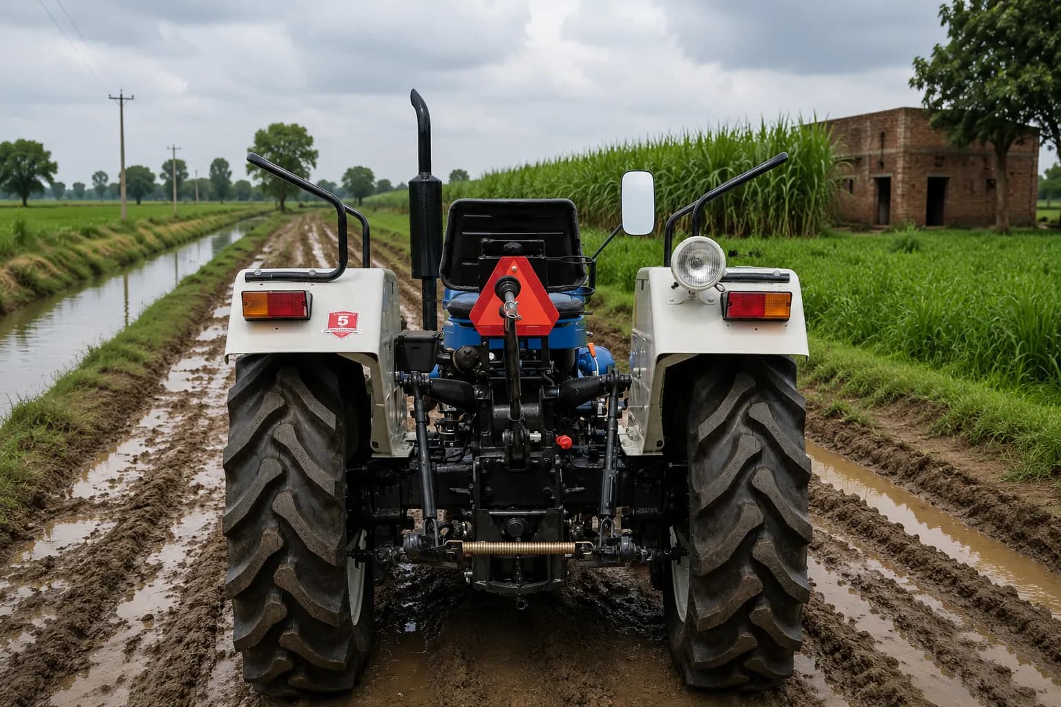 Powertrac 434 Rear View