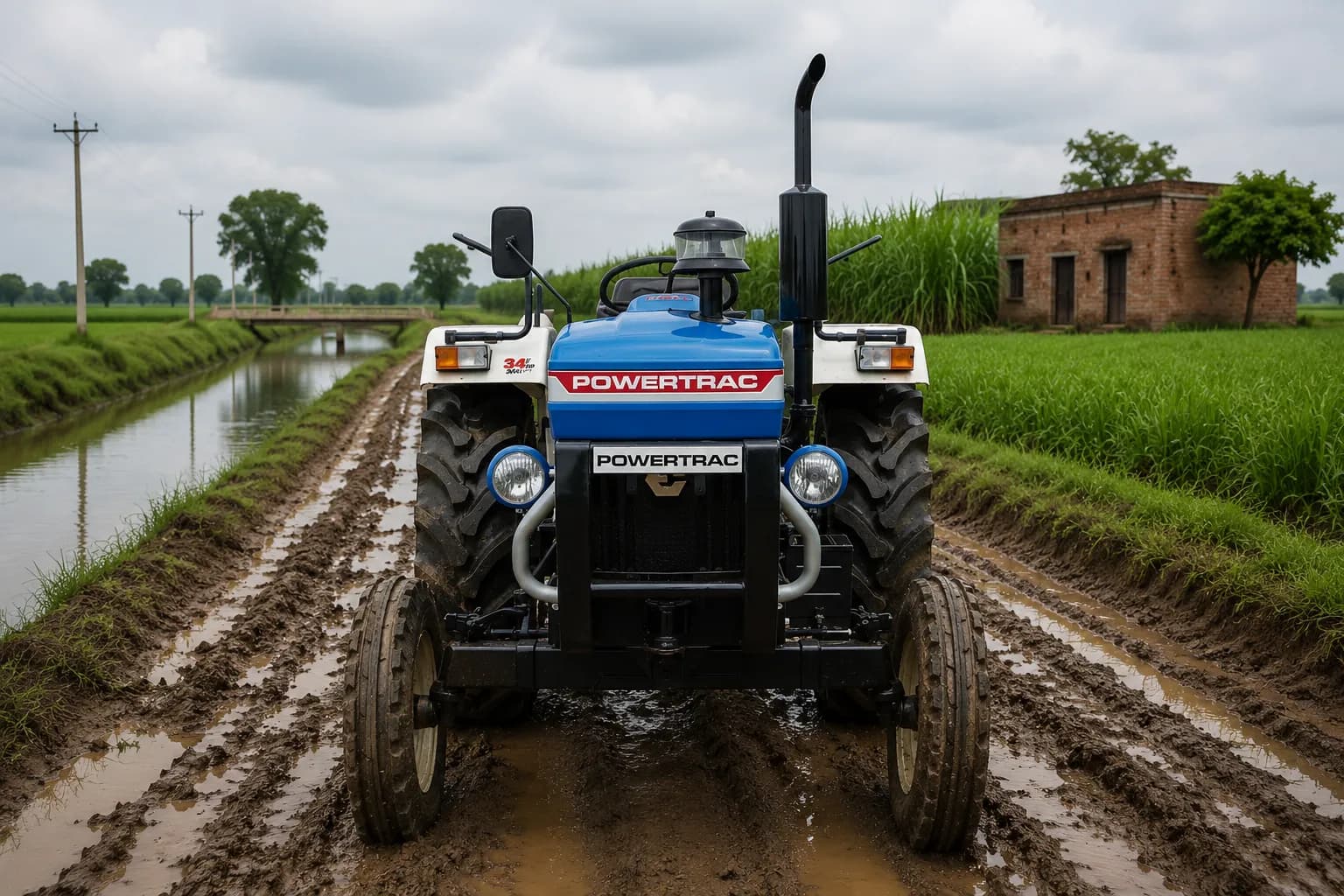 Powertrac 434 Front View
