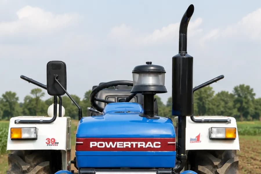 Powertrac 439 RDX Air Cleaner & Silencer View