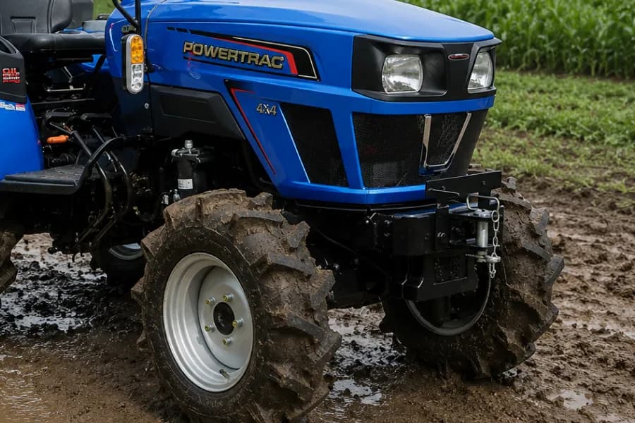 Powertrac Euro 28G Headlights View