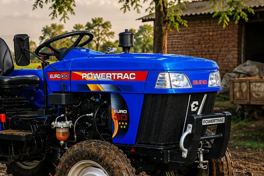 Powertrac Euro 30 Star Headlights View