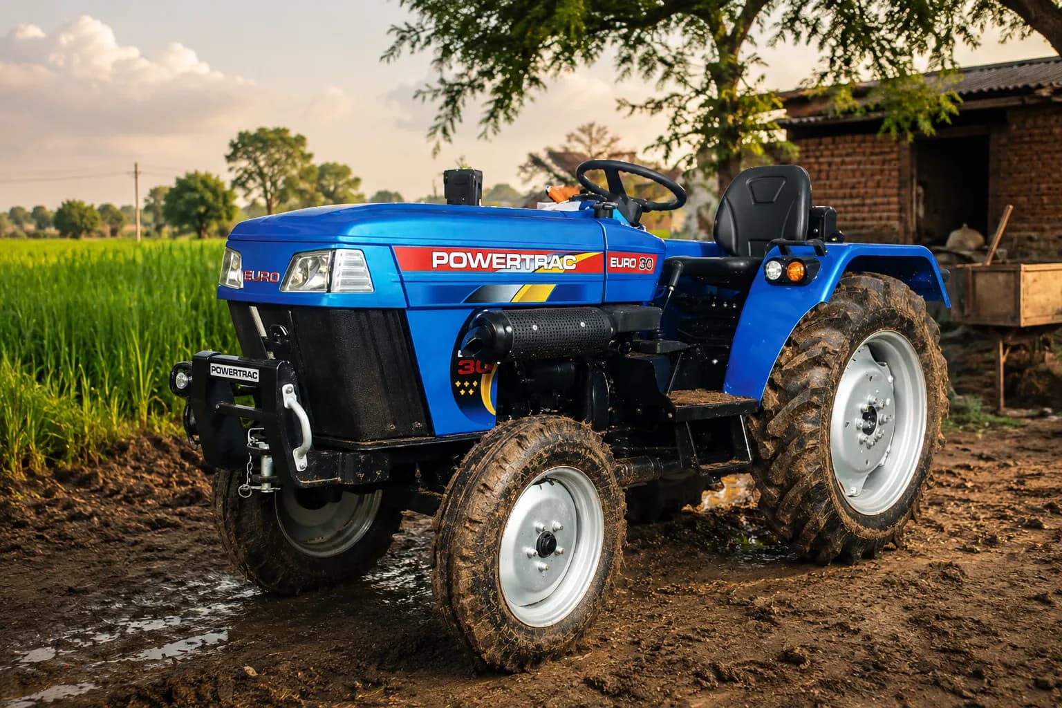 Powertrac Euro 30 Star Front Left Side View