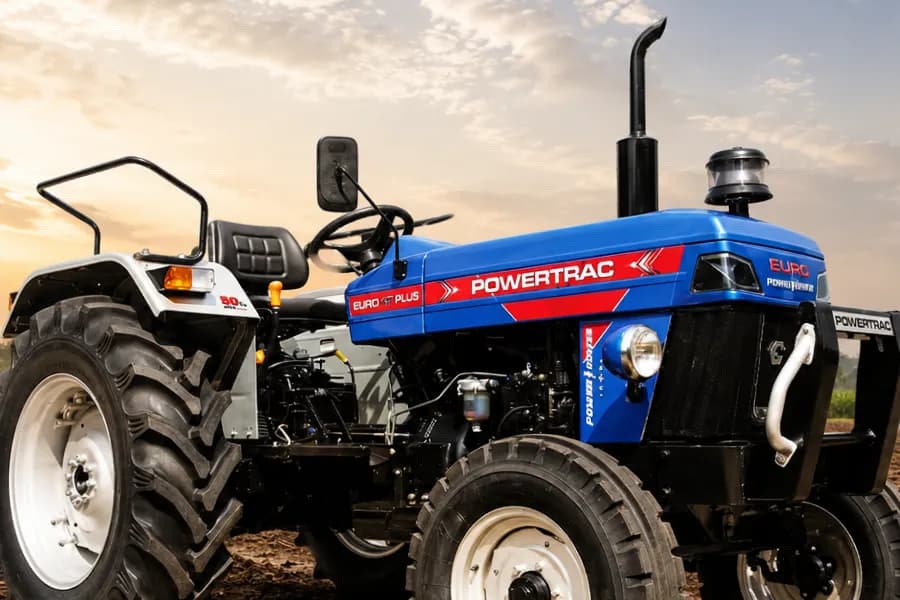 Powertrac Euro 47 Plus Driver Seat View