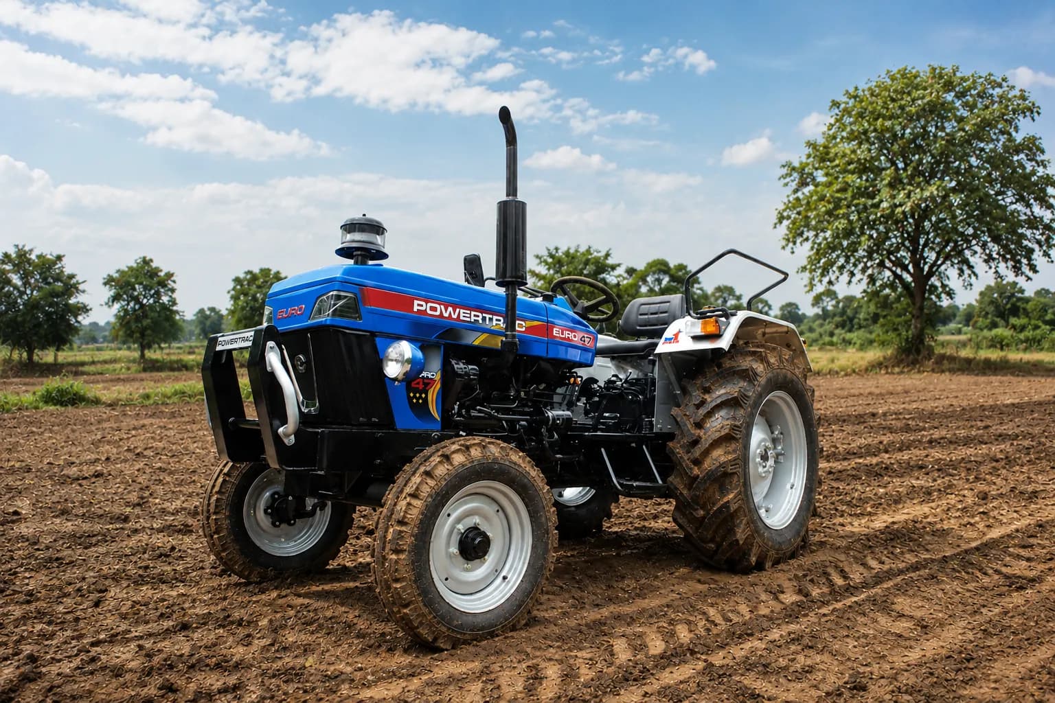 Powertrac Euro 47 Star Front Left Side View