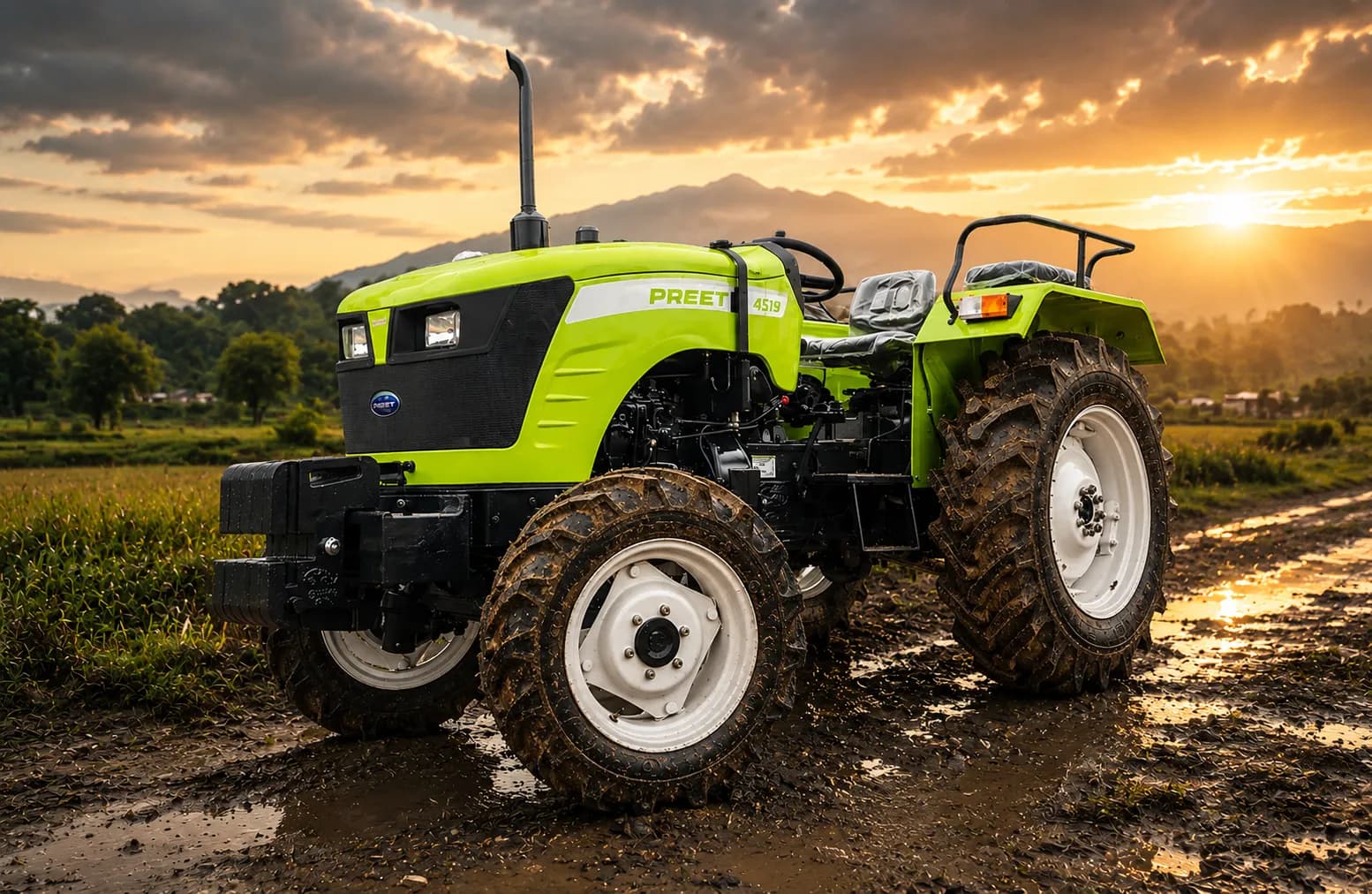 Preet 4549 CR 4WD Tractor Image
