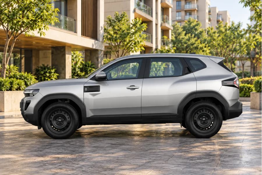 Renault Duster Hybrid Left Side View