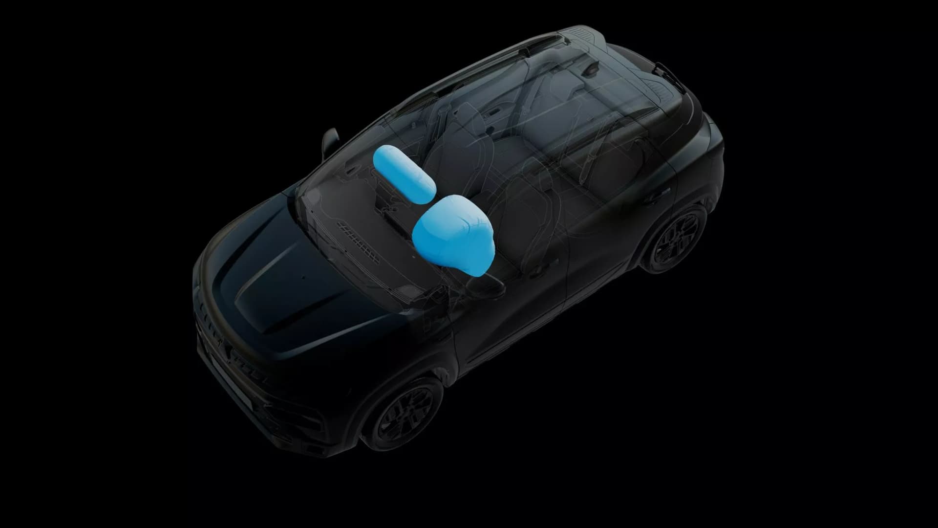 Renault Kiger Front Airbags View