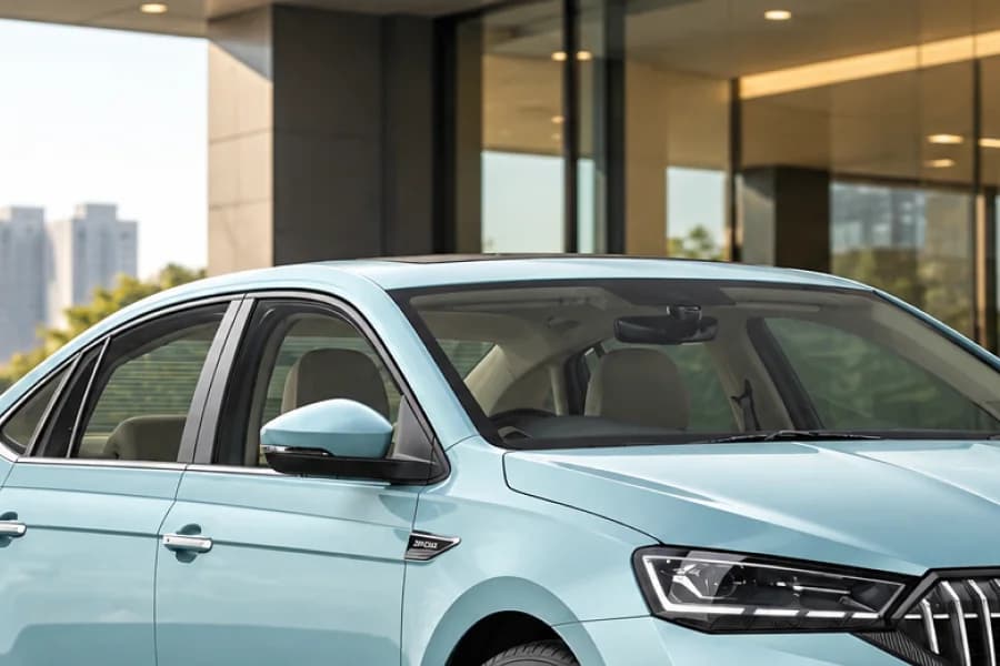 Skoda Slavia Windshield & Mirror View