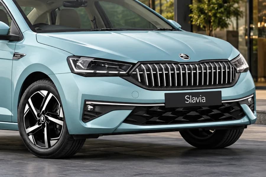 Skoda Slavia Headlight View